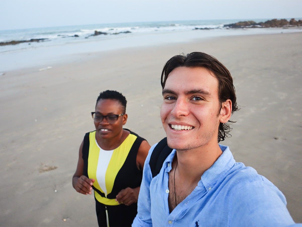 Andrea Selfie with Host Mum in Ghana
