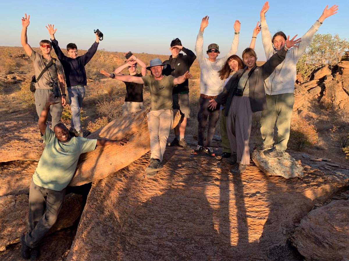 Group of teens in botswana