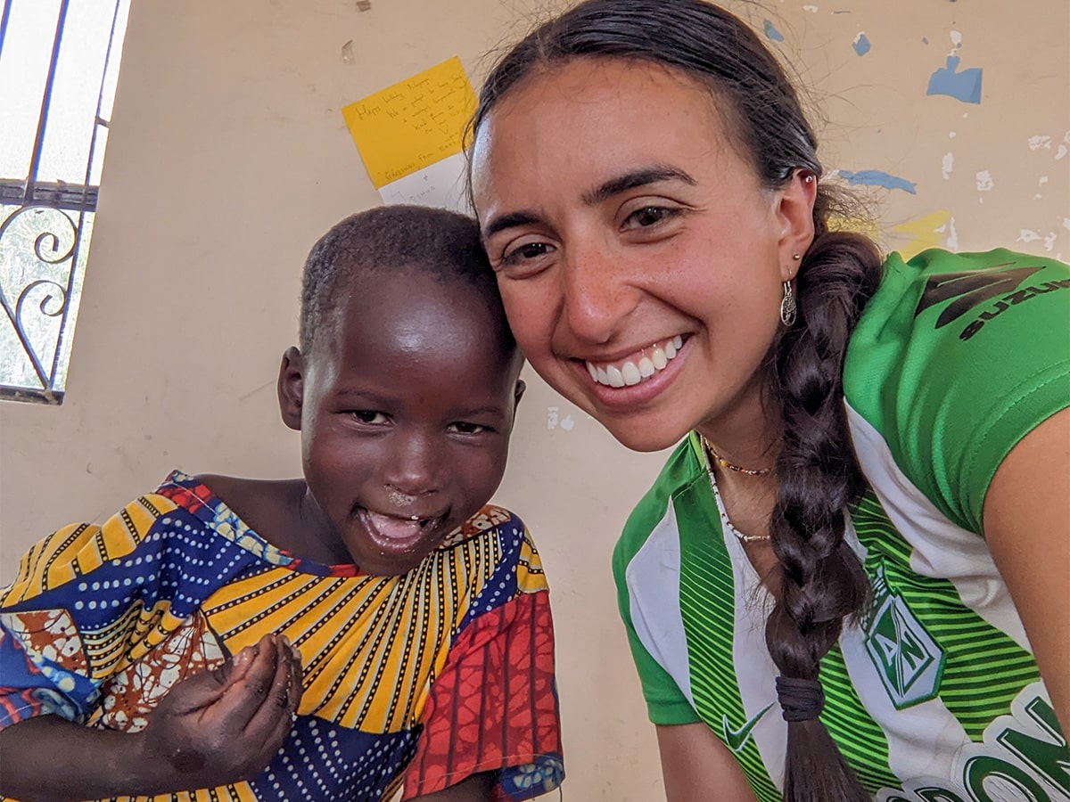 Tanzania Selfie with Child