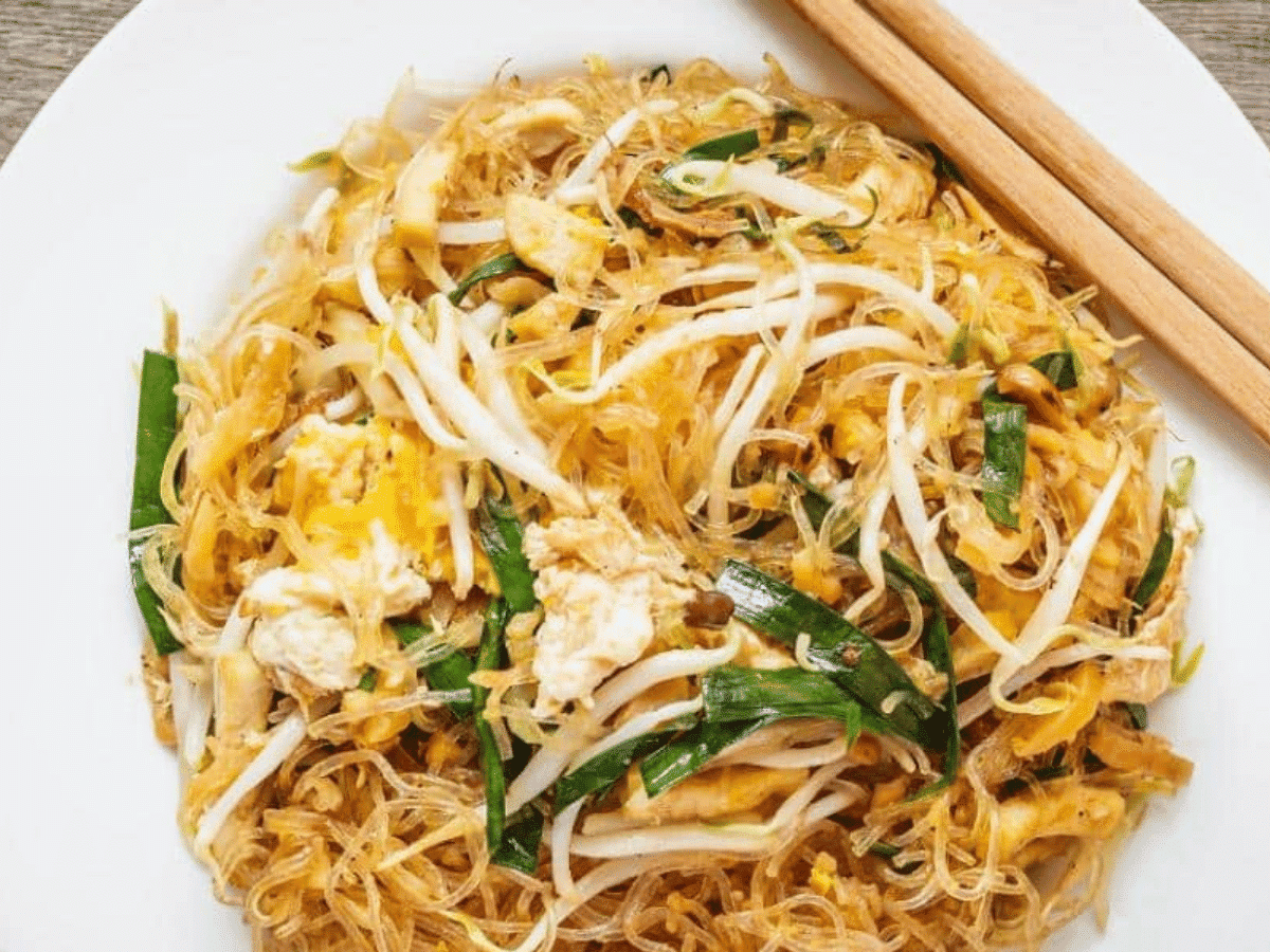 Traditional noodle dish in Thailand