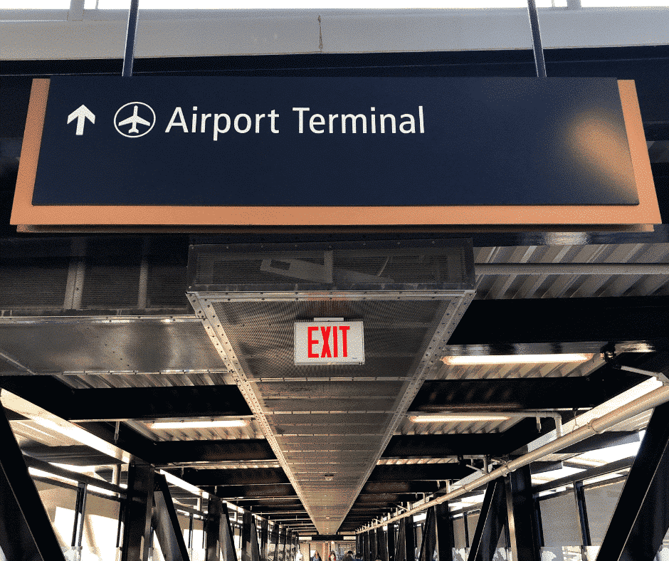 Airport Terminal Sign