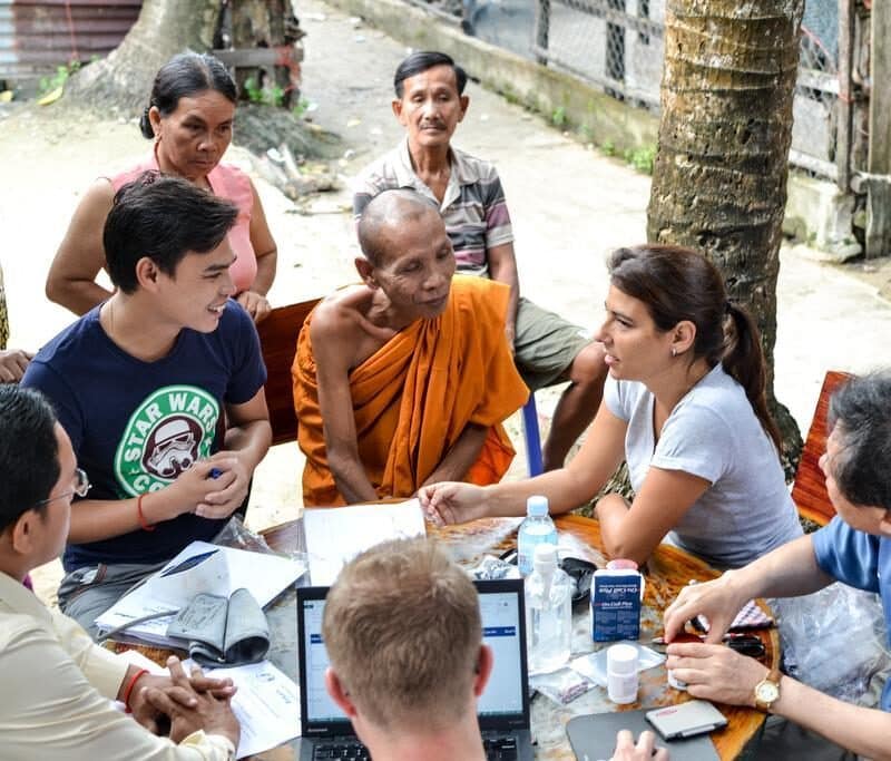 Work with local communities to spread health awareness