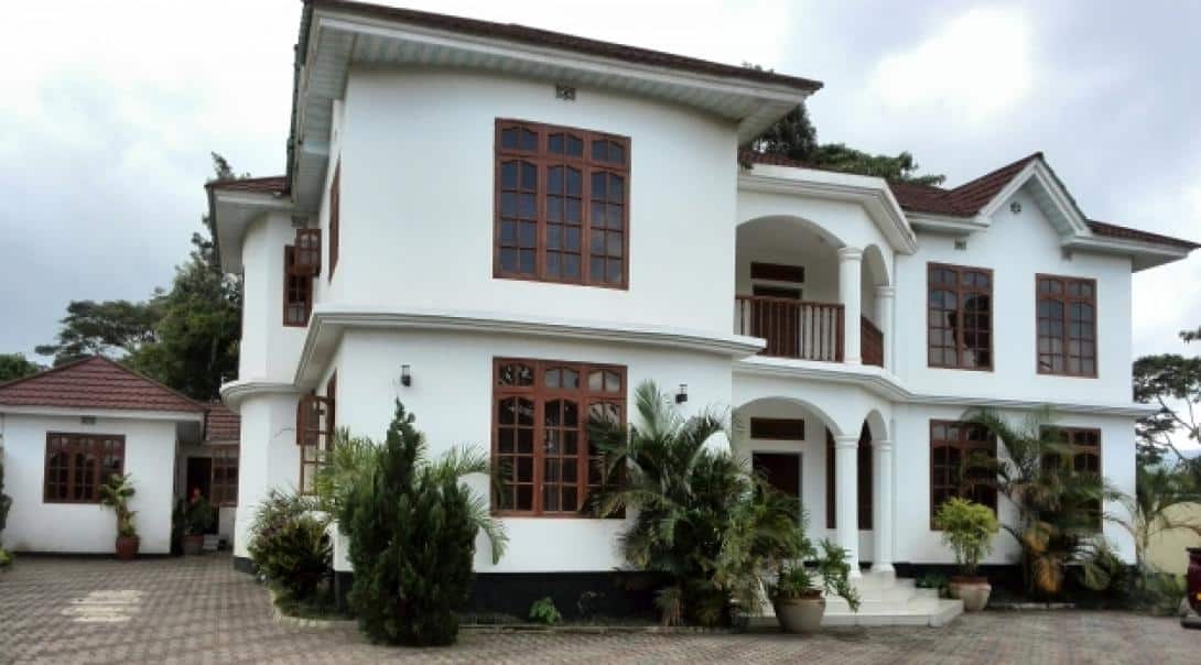 Exterior of guest house in Tanzania