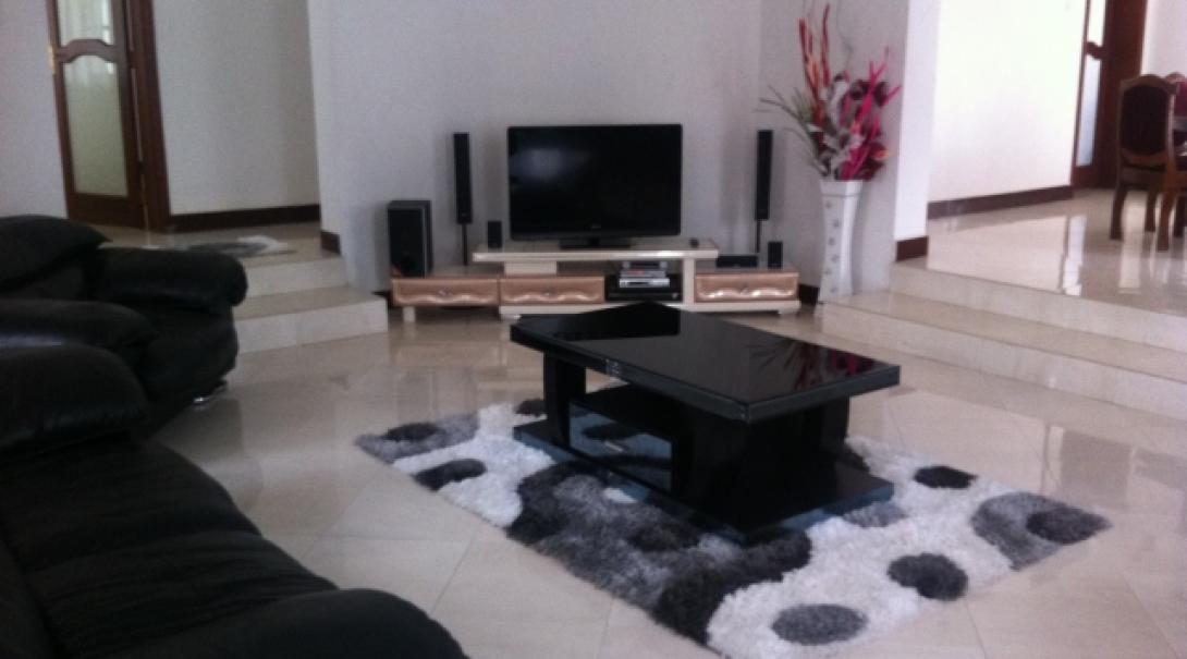 Inside guesthouse in Tanzania