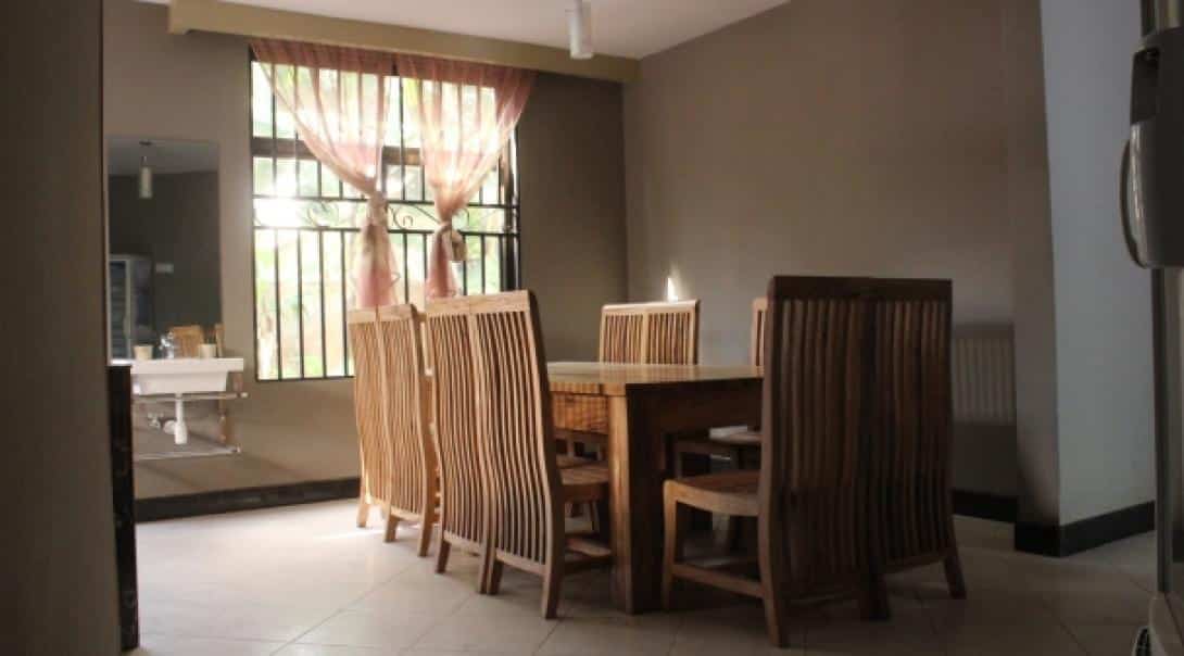 Typical dining area, Tanzania